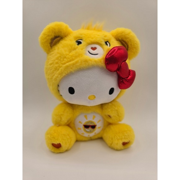 Sanrio Other - Hello Kitty x Care Bears Funshine Bear Plush Yellow Sanrio 2024 Basic Fun 10"